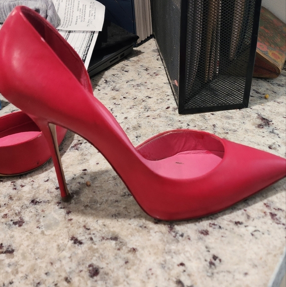 CASADEI pink classic heels new w/defect size 11 - Picture 3 of 7